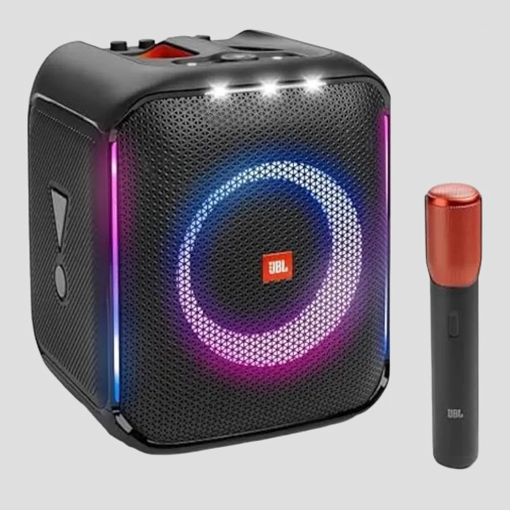jblpartyboxencoreportablepartyspeakerwithdigitalwirelessmic-black.webp JBL Partybox Encore Portable Party Speaker with Digital Wireless Mic- Black - Image 1