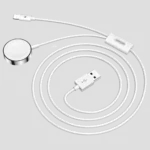 joyroombenseriesmagnetic2-in-1chargingcableforapplewatch&iphone–1.5m(white)