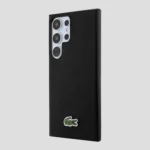 Lacoste Case for S24 Ultra Black-Hard Iconic Case - Image 3
