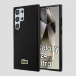 Lacoste Case for S24 Ultra Black-Hard Iconic Case