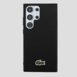 Lacoste Case for S24 Ultra Black-Hard Iconic Case - Image 2
