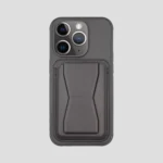 ⁦جراب جلدي مع حامل للبطاقات وحامل للبطاقات⁩ - الصورة ⁦2⁩