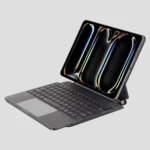 لوحة مفاتيح Levelo AeroBoard Pro اللاسلكية لجهاز iPad Pro 13" - باللون الأسود