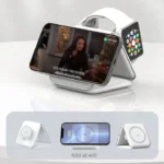 ⁦شاحن Lanex قابل للطي وحامل سطح المكتب شاحن متعدد الوظائف بالامتصاص المغناطيسي⁩ - الصورة ⁦3⁩