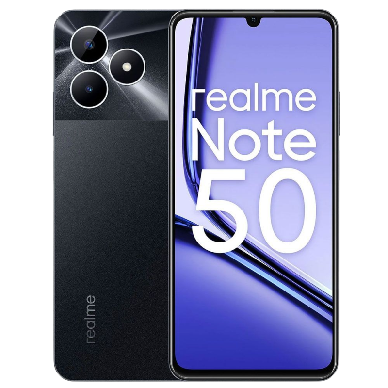 realme_note50_black.webp Realme Note 50 (4GB RAM+64GB) - Image 1