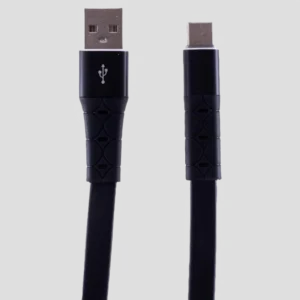 كابل شارك Type-c E80 أسود