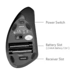 Anker AK-UBA 2.4G Wireless Vertical Ergonomic Optical Mouse