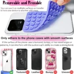 Double-Sided Silicone Suction Cup Phone Case Mount