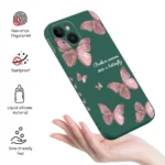 Fekra Red Butterfly Silicone Case