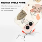 Fekra Red Butterfly Silicone Case