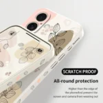 Fekra Red Butterfly Silicone Case