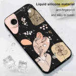 Fekra Red Butterfly Silicone Case