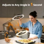 LUXSURE Overhead Phone Mount with Ring Light