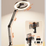 LUXSURE Overhead Phone Mount with Ring Light