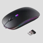 KANMABPC Dual-Mode Wireless Rechargeable LED Mouse