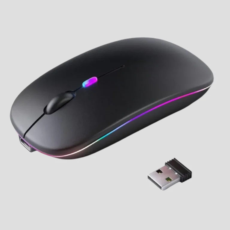 KANMABPC Dual-Mode Wireless Rechargeable LED Mouse