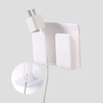 Universal Wall-Mounted Adhesive Phone Holder with Charging Port
