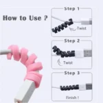 Wonka Spiral Silicone Cable Protector