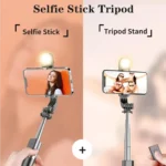 Yeaki Selfie Stick Tripod with Wireless Remote & LED Fill Light