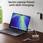 ⁦موزع أنكر (Anker) الفئة السابعة 7 في 1 -  يدعم 4K@60Hz⁩ - الصورة ⁦3⁩