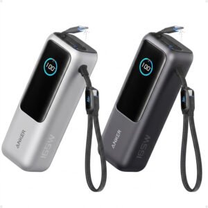 باور بانك أنكر (Anker) للابتوب بسعة 25,000 مللي أمبير وقوة 165 واط