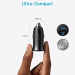 ⁦شاحن سيارة أنكر (Anker) بقوة 30 واط - منفذين USB-C و USB-A⁩ - الصورة ⁦3⁩