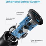 ⁦شاحن سيارة أنكر (Anker) بقوة 30 واط - منفذين USB-C و USB-A⁩ - الصورة ⁦4⁩