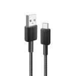كابل أنكر 322 (Anker 322) نايلون من USB-A إلى USB-C - طول 3 قدم (0.9 متر) - أسود-A81H5H11