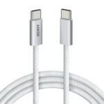 كابل أنكر زولو (Anker Zolo) من USB-C إلى USB-C - قوة شحن خارقة 240 واط - طول 3 قدم (0.9 متر) - أبيض - A8060H21