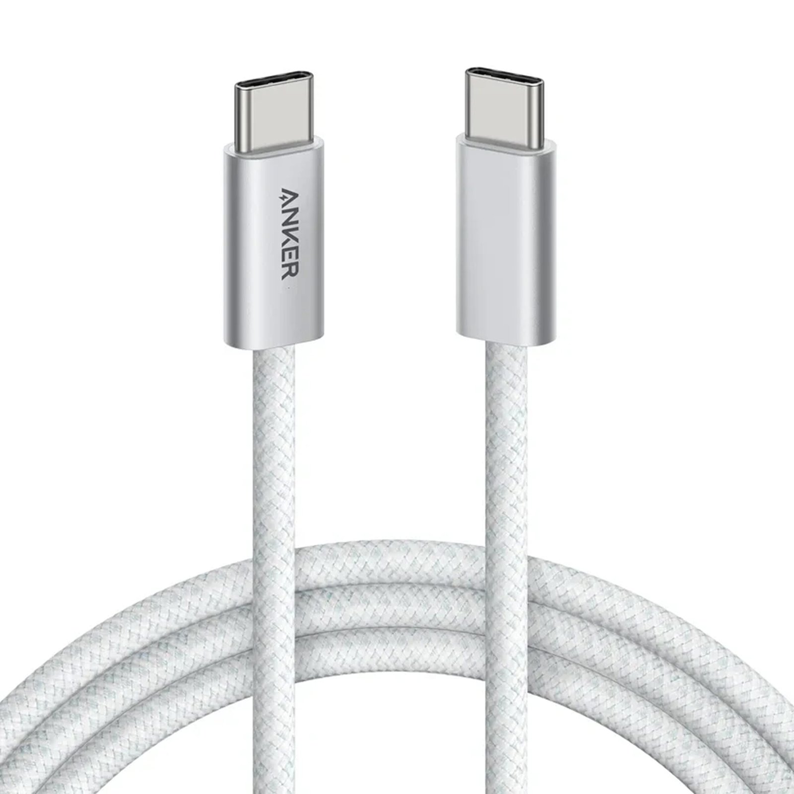 Untitled - 2026-05-05T225106.204 كابل أنكر زولو (Anker Zolo) من USB-C إلى USB-C - قوة شحن خارقة 240 واط - طول 3 قدم (0.9 متر) - أبيض - A8060H21 - الصورة 1