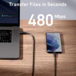 Anker Powerline III USB-C to USB-C Cable (100W, 6ft/1.8m) - High-Speed Charging -A8856H11 - Image 5