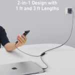 Anker 140W 2-in-1 USB-C to USB-C Cable - Dual Device Charging - A8895H11 - Image 4