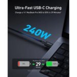 Anker Prime Thunderbolt 4 Cable (3.3ft/1m) - 240W Charging - 40Gbps Data Transfer - Black - A84N0011 - Image 6