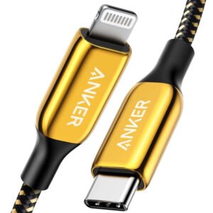 Anker PowerLine+ III USB-C to Lightning Cable - 6ft (1.8m) - MFi Certified - Golden - A8433HB1