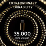 Anker PowerLine+ III USB-C to Lightning Cable - 6ft (1.8m) - MFi Certified - Golden - A8433HB1 - Image 3