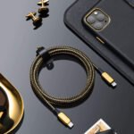 Anker PowerLine+ III USB-C to Lightning Cable - 6ft (1.8m) - MFi Certified - Golden - A8433HB1 - Image 6
