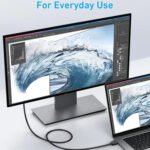 ⁦كابل أنكر (Anker) إتش دي إم آي (HDMI) بدقة 8K@60Hz و 4K@120Hz - طول 6 قدم (1.8 متر) - أسود - A8742H11⁩ - الصورة ⁦3⁩
