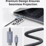 Anker Nano USB-C to HDMI Cable (6ft/1.8m) - 4K@60Hz Ultra HD - Braided Nylon - Black - A87E0H12 - Image 2