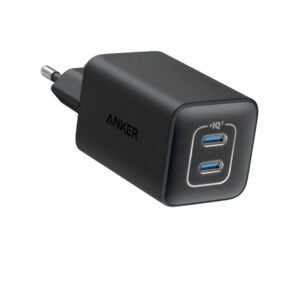 Anker 523 Wall Charger (Nano 3, 47W) - 2-Port USB-C - Black - A2039L11