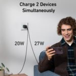 Anker 523 Wall Charger (Nano 3, 47W) - 2-Port USB-C - Black - A2039L11 - Image 2