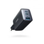 Anker PowerPort III (735 Charger) 65W Fast Charger - 3-Port Compact Wall Charger - Black - A2667G12