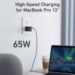 Anker PowerPort III (735 Charger) 65W Fast Charger - 3-Port Compact Wall Charger - Black - A2667G12 - Image 3